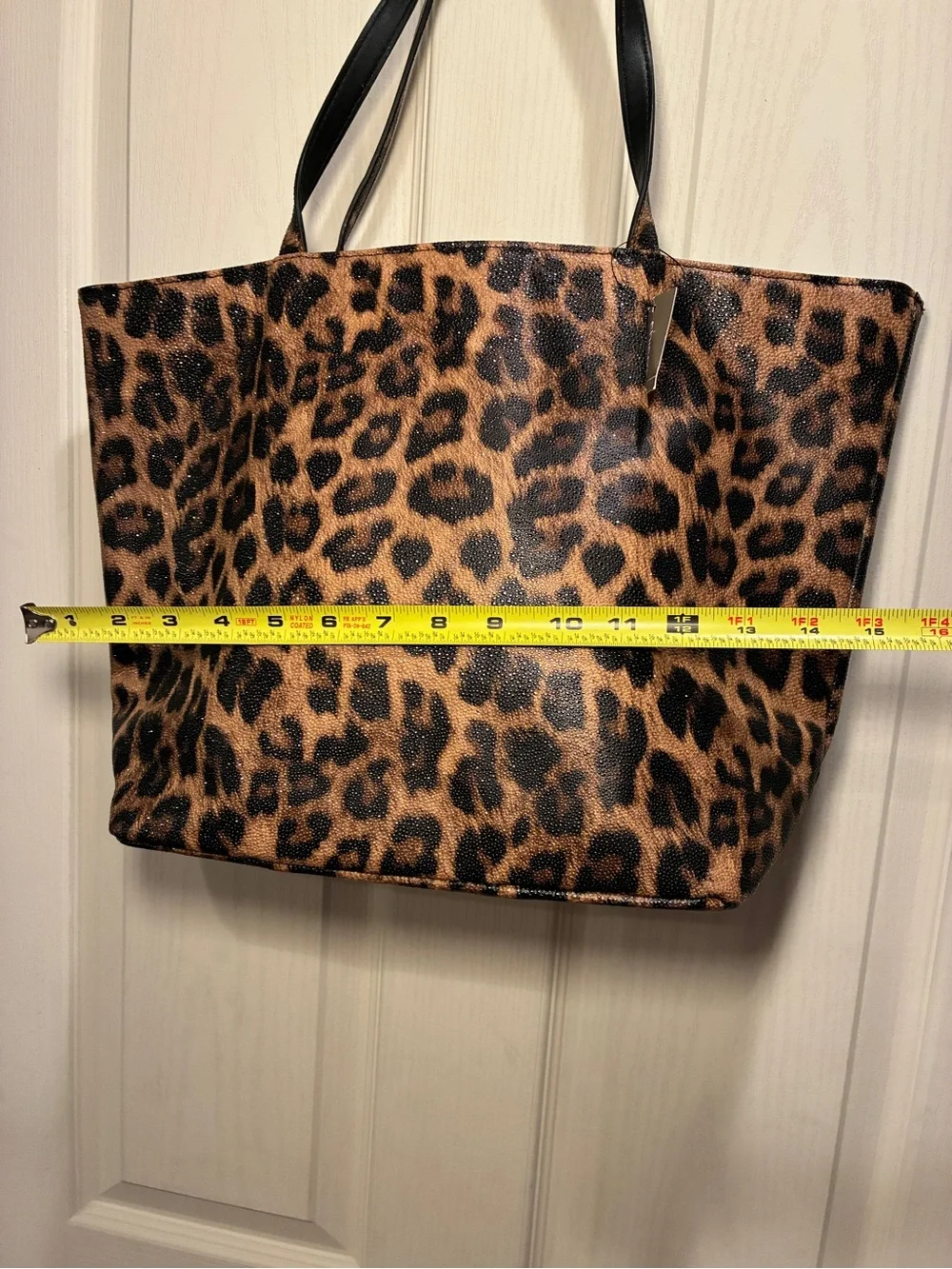 Chico’s Leopard Print Tote Bag - Brown/Black